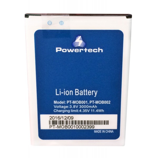 POWERTECH Μπαταρία αντικατάστασης για Smarphone PTMOB001 & 2 Μπαταρίες για Smartphones