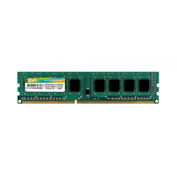 SILICON POWER μνήμη RAM DDR3, 1600MHz PC3-12800, 1.5V, 4GB Μνήμες RAM