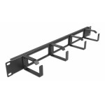 DELOCK Cable Managment για rack 66658, 4 θέσεων, 1U, μεταλλικό Καμπίνες - Rack