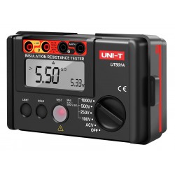 UNI-T Tester μόνωσης UT501A, 100V/250V/500V/1000V Μηχανήματα - Πολύμετρα
