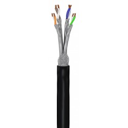 GOOBAY καλώδιο S/FTP CAT 7 53867, copper, AWG 23/1, 50m, μαύρο Δίκτυο