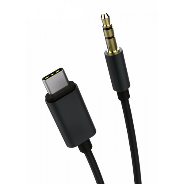 POWERTECH καλώδιο USB-C σε 3.5mm CAB-UC017, 1m, μαύρο USB-C (Type-C)