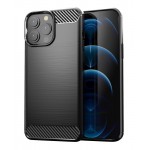 POWERTECH Θήκη Carbon MOB-1657 για iPhone 13 Pro, μαύρη Θήκες