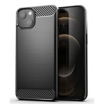 POWERTECH Θήκη Carbon MOB-1659 για iPhone 13 mini, μαύρη Θήκες