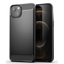 POWERTECH Θήκη Carbon MOB-1659 για iPhone 13 mini, μαύρη Θήκες