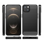 POWERTECH Θήκη Carbon MOB-1659 για iPhone 13 mini, μαύρη Θήκες