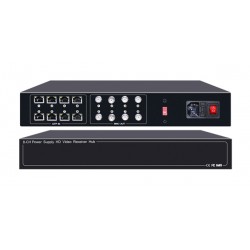 FOLKSAFE video and power receiver hub FS-HD4608VPS12, 8 channel Καταγραφικά Συστήματα