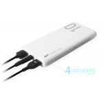 SILICON POWER power bank GP15, 10000mAh, 2x USB output, 2.1A, λευκό Power Bank