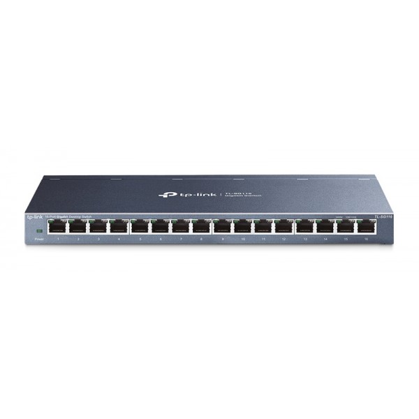 TP-LINK desktop switch TL-SG116, 16-Port, 10/100/1000Mbps, Ver. 1.0 Switches