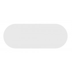 POWERTECH κάλυμμα φωτιστικού SPHLL-0048-COVER, οβάλ, 32.5 x 12cm, λευκό Παρελκόμενα Φωτισμού