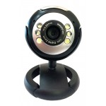POWERTECH Web Camera PT-509 1.3MP, Plug & Play, μαύρη Web Κάμερες