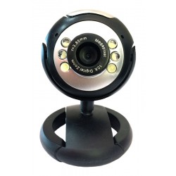 POWERTECH Web Camera PT-509 1.3MP, Plug & Play, μαύρη Web Κάμερες