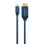 CLICKTRONIC καλώδιο DisplayPort σε USB Type-C 44931, 4K/60Hz, 1m, μπλε USB-C (Type-C)