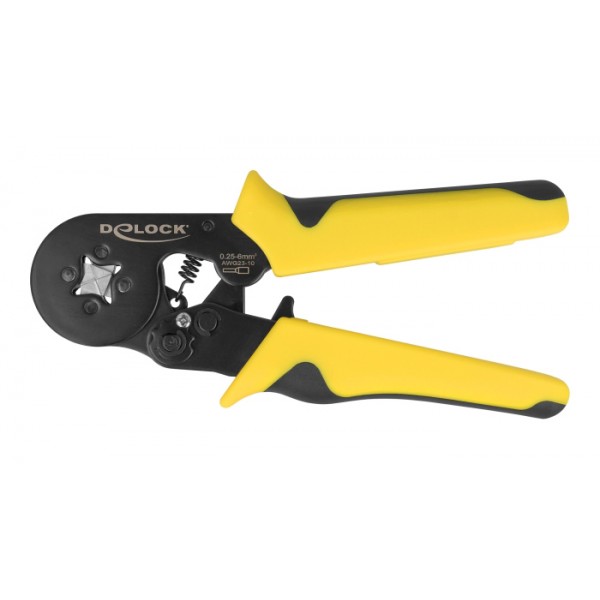 DELOCK πρέσα ακροδεκτών 90558, αυτορυθμιζόμενη, τετράγωνο, 10-23 AWG Πένσες