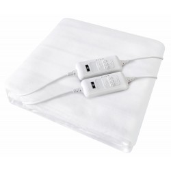 BRUNO ηλεκτρική κουβέρτα BRN-0065, διπλή, 160x140cm, 2x 60W, χειριστήρια Οικιακές Συσκευές