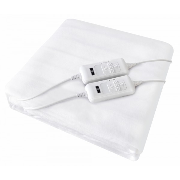 BRUNO ηλεκτρική κουβέρτα BRN-0065, διπλή, 160x140cm, 2x 60W, χειριστήρια Οικιακές Συσκευές