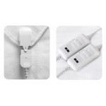 BRUNO ηλεκτρική κουβέρτα BRN-0065, διπλή, 160x140cm, 2x 60W, χειριστήρια Οικιακές Συσκευές