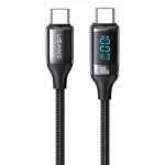 USAMS καλώδιο USB Type-C US-SJ546, 100W/5A, 1.2m, μαύρο USB-C (Type-C)