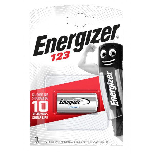 ENERGIZER μπαταρία λιθίου CR123A, 3V, 1τμχ Μπαταρίες Λιθίου