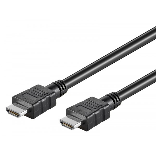GOOBAY καλώδιο HDMI με Ethernet 58444, HDR, 30AWG, 4K, 7.5m, μαύρο Εικόνα
