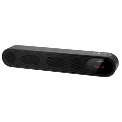 POWERTECH soundbar PT-986, 10W RMS, TWS, FM, 1200mAh, μαύρο Ηχεία