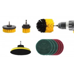 AMIO σετ βούρτσες καθαρισμού για δράπανο 02593, σε διάφορα μεγέθη, 10τμχ Αξεσουάρ Αυτοκινήτου