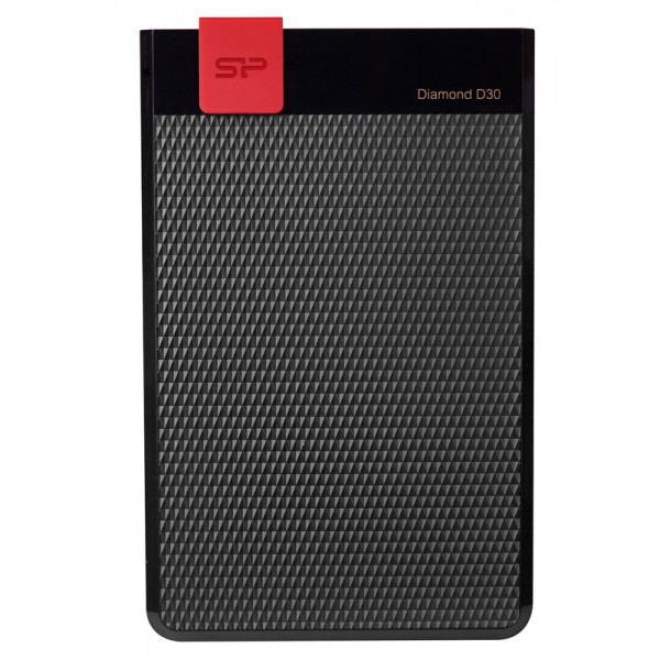 SILICON POWER Εξωτερικός HDD 4TB Diamond D30 D3L, USB 3.1, Black Σκληροί Δίσκοι