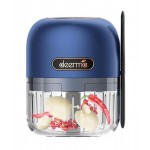 DEERMA πολυκόπτης JS100, επαναφορτιζόμενος , 150ml, 40W, 3 λεπίδες, μπλε Μικροσυσκευές Κουζίνας