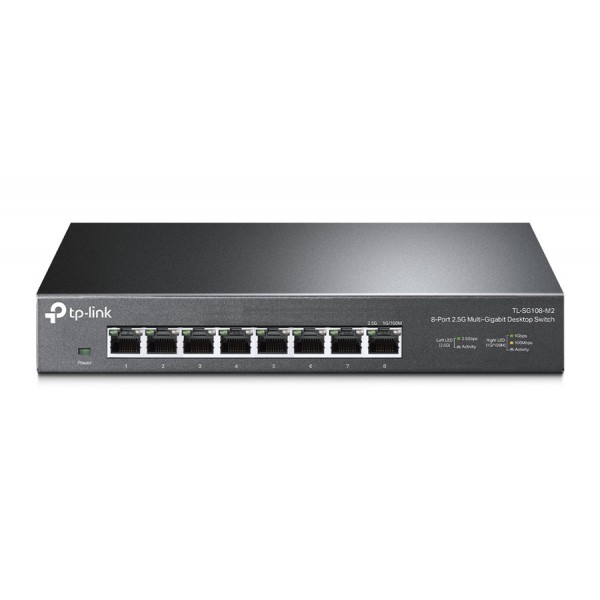 TP-LINK Multi-Gigabit Desktop Switch TL-SG108-M2, 8-Port 2.5G, Ver. 1.0 Switches