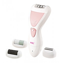 HTC αποτριχωτική μηχανή HL-026, 4 σε 1, επαναφορτιζόμενη, αδιάβροχη, ροζ Προσωπικές Συσκευές