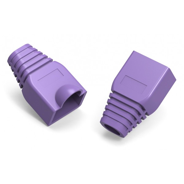 POWERTECH κάλυμμα για βύσμα δικτύου RJ45 CAB-N283, μωβ, 10τμχ Δίκτυο