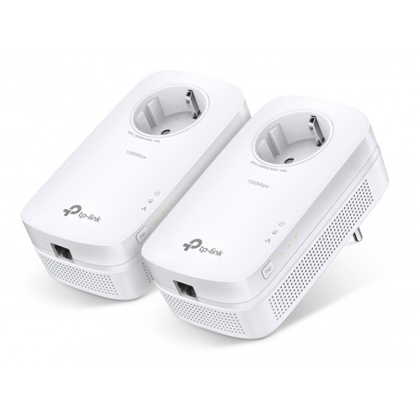 TP-LINK Passthrough Powerline Starter Kit TL-PA8010P, AV1300, Ver: 3.0 Powerlines - Extenders