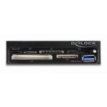 DELOCK USB 19-pin card reader 91759, CF/SD/micro SD/xD/MS/M2/USB, 5Gbps USB Hubs - Card Readers