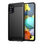 POWERTECH θήκη Carbon MOB-1727 για Samsung A03S, μαύρη Θήκες