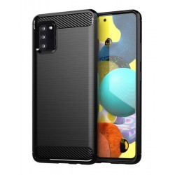 POWERTECH θήκη Carbon MOB-1727 για Samsung A03S, μαύρη Θήκες