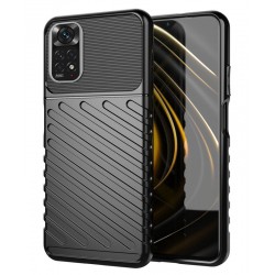 POWERTECH Θήκη Thunder MOB-1737 για Xiaomi Note 11 5G/M4 Pro 5G, μαύρη Θήκες