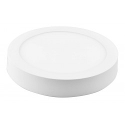 POWERTECH LED panel PAN-0002, 18W, Φ 22.5cm, 4000K, 1820lm, λευκό Φωτιστικά