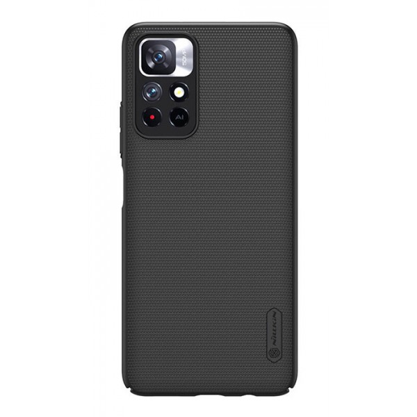 NILLKIN θήκη Super Frosted Shield για Xiaomi Note 11 5G/M4 Pro 5G, μαύρη Θήκες