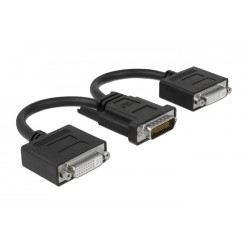 DELOCK αντάπτορας DMS-59 σε 2x DVI 65281, 20cm, μαύρος Εικόνα