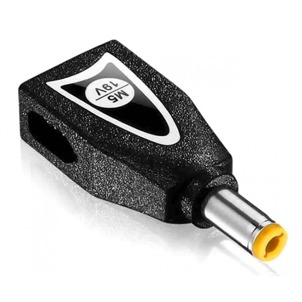 POWERTECH βύσμα για φορτιστή HP/IBM/Asus laptop, M5, 19V, 5.5x2.5mm Φορτιστές Laptop