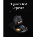 ARCTIC HUNTER τσάντα Crossbody XB00126, αδιάβροχη, μαύρη Τσάντες - Πορτοφόλια