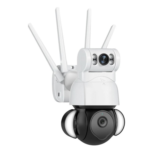 SECTEC smart κάμερα ST-428-4M-DL με προβολείς, dual lens, 4MP, Onvif PTZ Smart Κάμερες