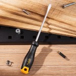 DELI ίσιο κατσαβίδι DL6261251 αντιολισθητική λαβή, μαγνητικό, 6mm, 125mm Κατσαβίδια