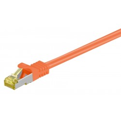 GOOBAY καλώδιο S/FTP CAT 7 91570, AWG 26/7, copper, 0.25m, πορτοκαλί Δίκτυο