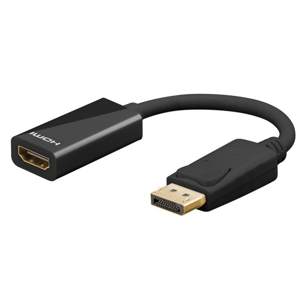 GOOBAY καλώδιο DisplayPort σε HDMI 67881, 8K, 0.1m, μαύρο Εικόνα