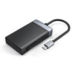 ORICO card reader CL4T-C3 για Micro SD/SD/CF/MS, USB-C, μαύρο USB Hubs - Card Readers