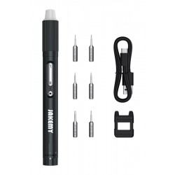 JAKEMY ηλεκτρικό κατσαβίδι JM-Y05 με LED φακό, 3 λειτουργίες, 6 μύτες Κατσαβίδια