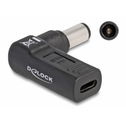 DELOCK αντάπτορας τροφοδοσίας 60008, USB-C σε Dell 7.4x5mm, 90°, μαύρος Φορτιστές Laptop