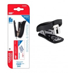 MP mini συρραπτικό με ανταλλακτικά PA636, 24/6-26/6, 10 φύλλα, μαύρο Γραφική Ύλη