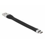 DELOCK καλώδιο USB 3.2 Gen 1 σε USB-C 85771, 5Gbps, 3Α, FPC, 13.5cm USB-C (Type-C)